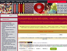 Tablet Screenshot of hungarybox.com